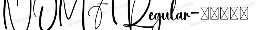NOMA Regular字体转换